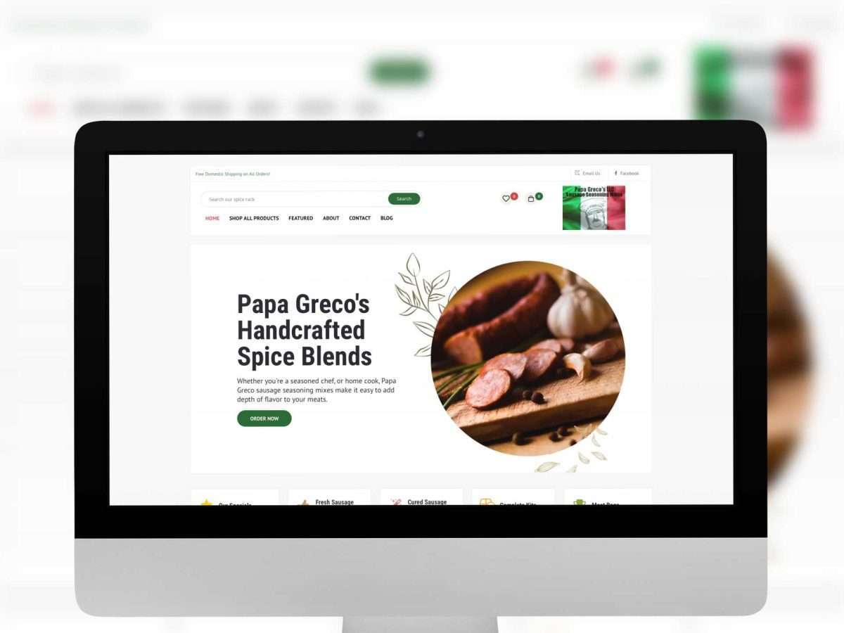 papa grecos mockup update