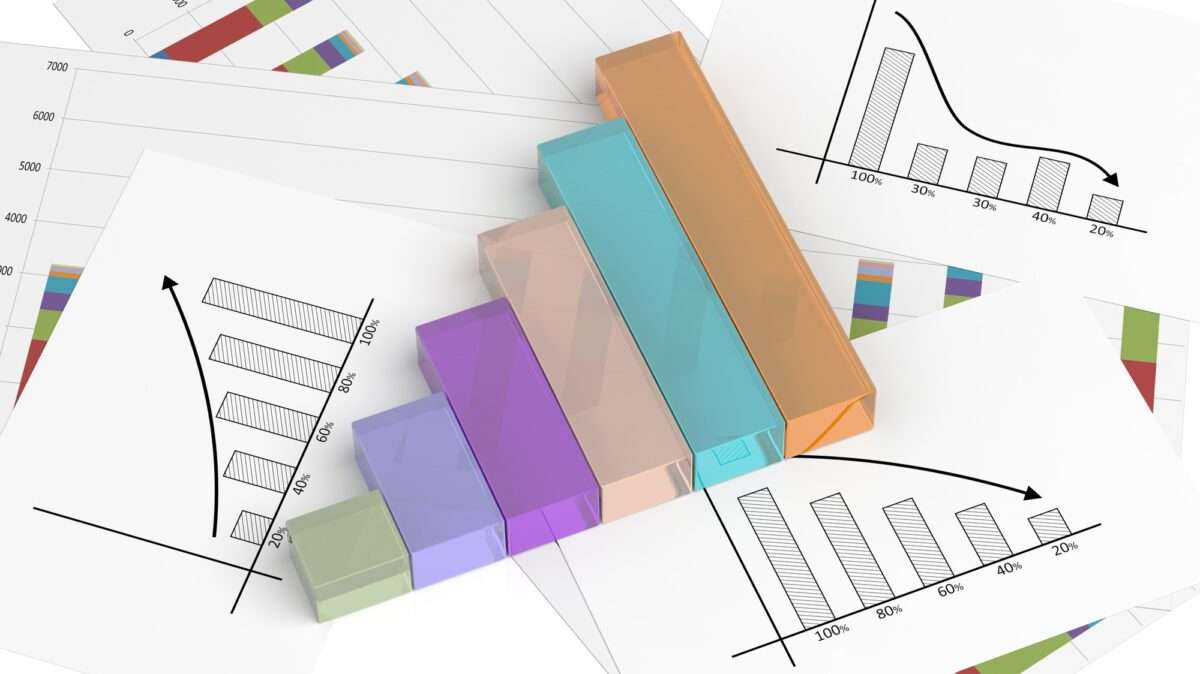 Why Your E-Commerce Website Isn’t Making Sales (And 8 Things You Can Do About It) 3 Colorful business bar chart on documents