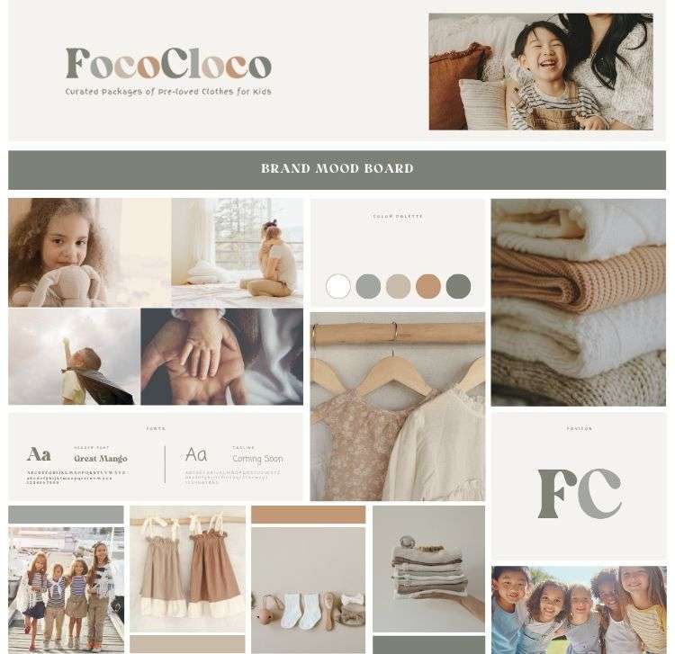 foco cloco brand mood board 2