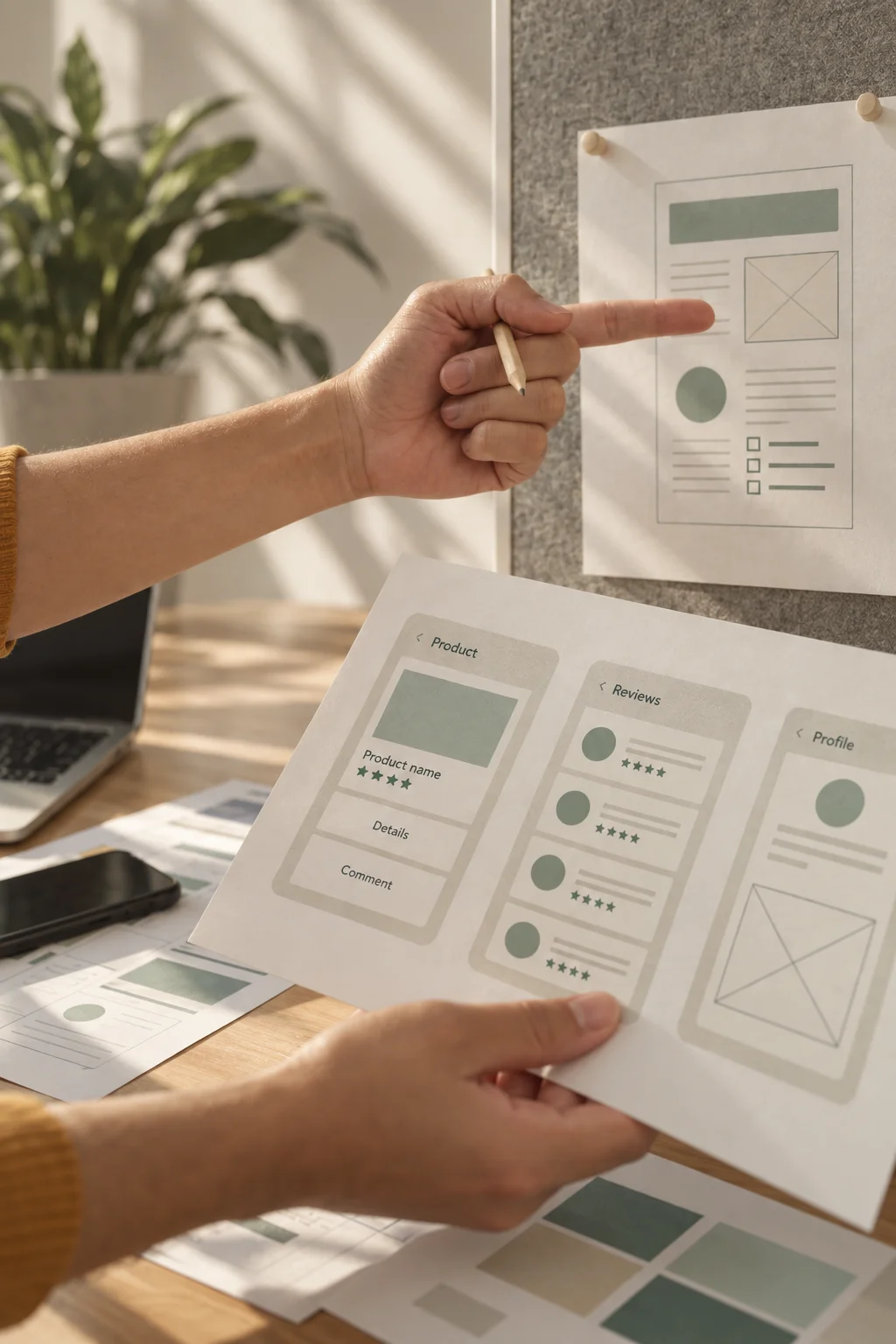 website design service page